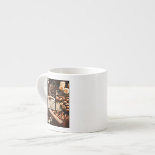 Xícara De Espresso Colagem do café