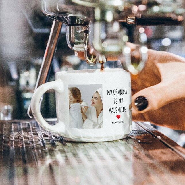 Xícara De Espresso Collage Photo | My Grandpa Is My Valentine Gift  (Criador carregado)