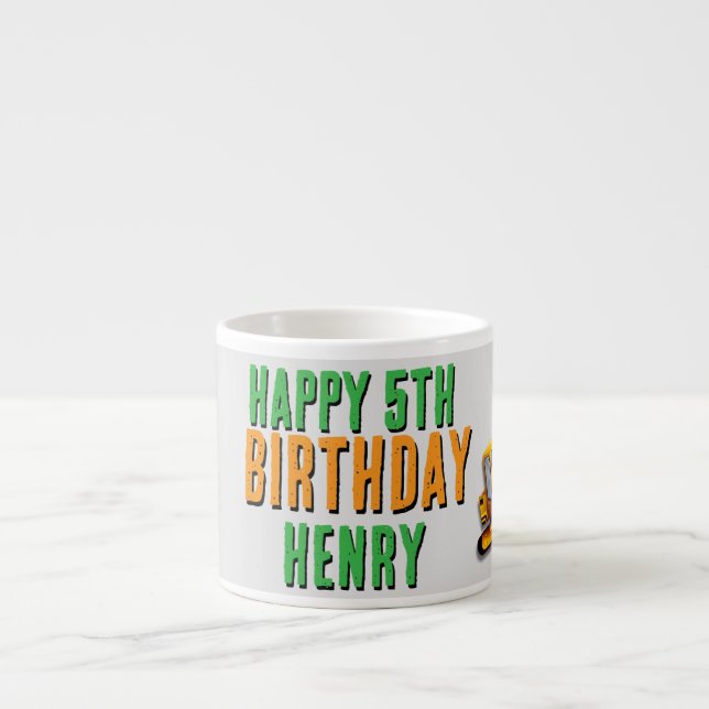 Xícara De Espresso Construction Dump Truck  (Frente)