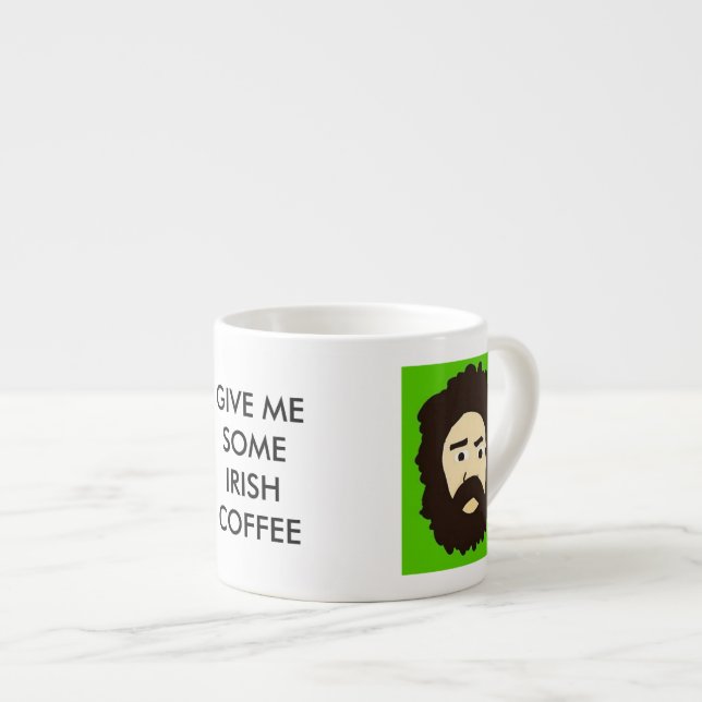 XÍCARA DE ESPRESSO COPA DE CAFÉ IRLANDESA (Frente Esquerda)
