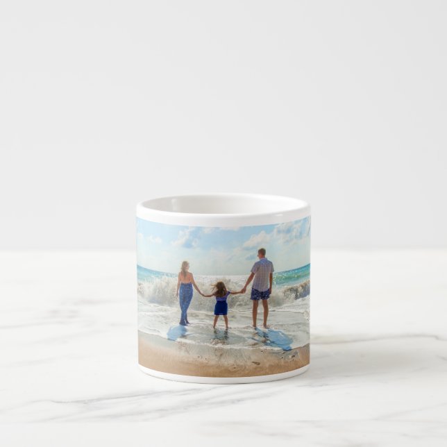 Xícara De Espresso Copo de Café Espresso com Foto Personalizada Prese (Frente)