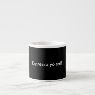 Xícara De Espresso Copo do auto de Yo do café