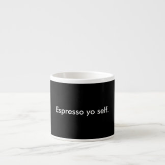 Xícara De Espresso Copo do auto de Yo do café
