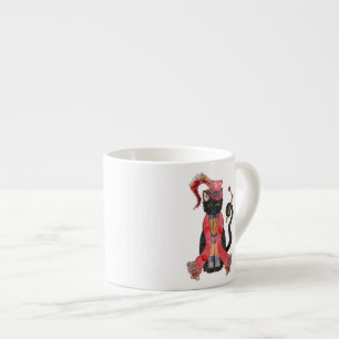 Xícara De Espresso Copo do café do gato da ópera