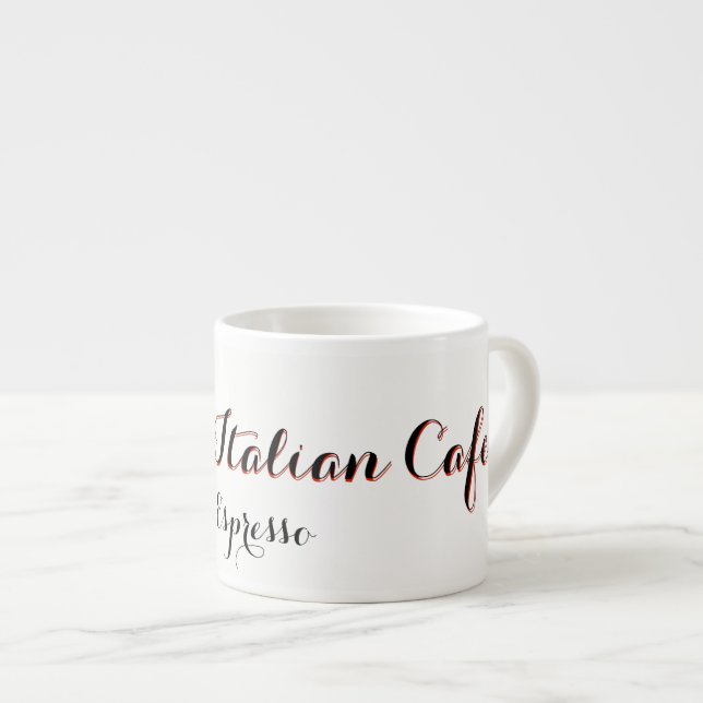 Xícara De Espresso Copo italiano do café do café de Bosco (Frente Esquerda)