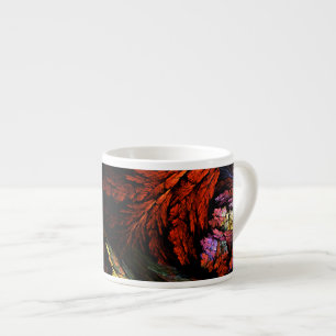 Xícara De Espresso Cor Harmonia Abstrato Art Espresso Mug