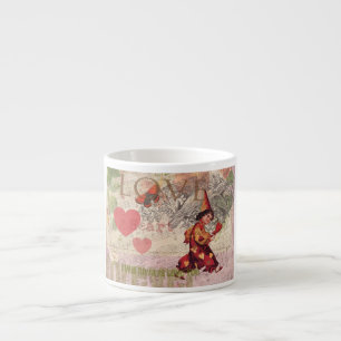 Xícara De Espresso Coração Doce Namorado Querido Anjo do Dia dos Namo