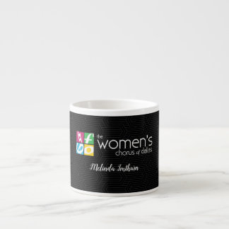 Xícara De Espresso Coro Feminino de Dallas Logo