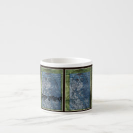 Xícara De Espresso Coruja acordada da estada