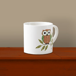 Xícara De Espresso Coruja-De-Aranha-Gota Espresso Mug