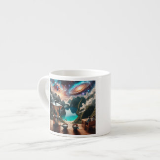 Xícara De Espresso Cosmic Coffee Morning