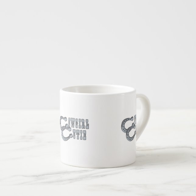 Xícara De Espresso Cowgirl Cutie (Frente Esquerda)