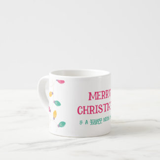 Xícara De Espresso Crie o Seu Próprio Feliz Natal
