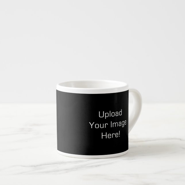 Xícara De Espresso Crie Sua Foto Personalizada Espresso Mug (Frente Esquerda)