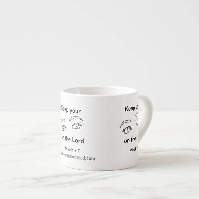Xícara De Espresso cristão (Frente Esquerda)