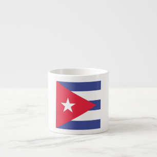Xícara De Espresso Cuba Flag Emblem