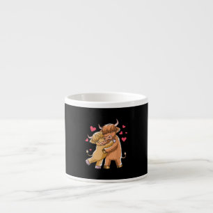 Xícara De Espresso Cuddle Highland Cattle Scottish Cow Farmers Gift