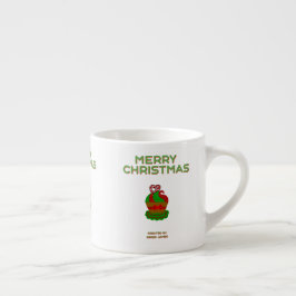 Xícara De Espresso Cupcake de Natal Espresso Mug