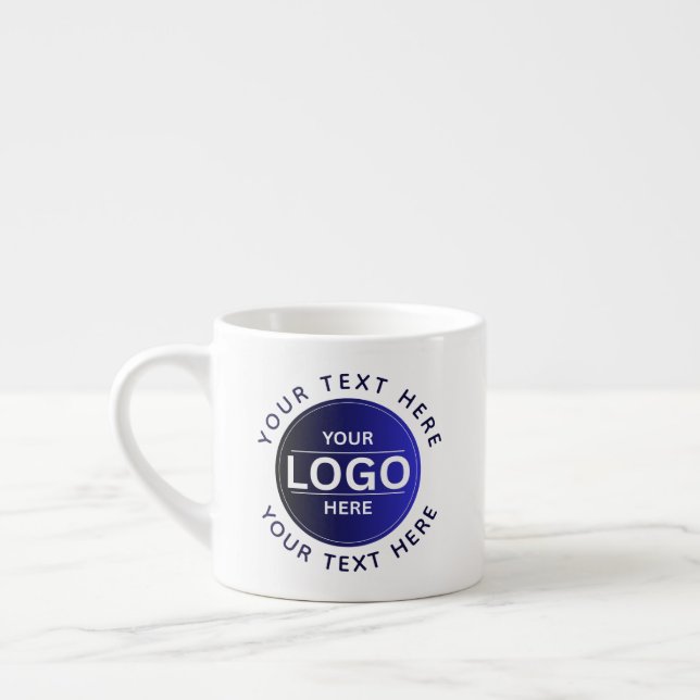 Xícara De Espresso Custom Business Brand Logo (Esquerda)