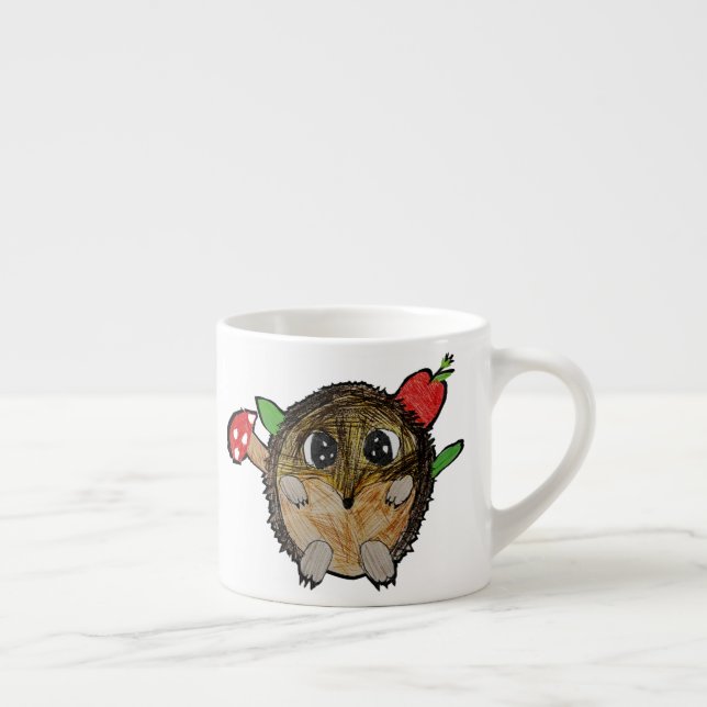 Xícara De Espresso Cute Hedgehog (Direita)