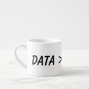 Xícara De Espresso dados acima de opinião, ciência