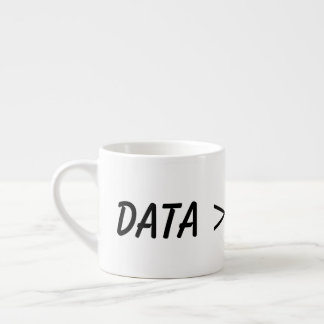 Xícara De Espresso dados acima de opinião, ciência 