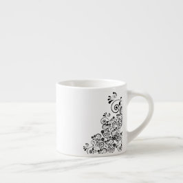Xícara De Espresso decorative-floral-flourish-flowers