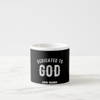 DEDICADO A DEUS TEXTO BRANCO LEGAL PERSONALIZÁVEL