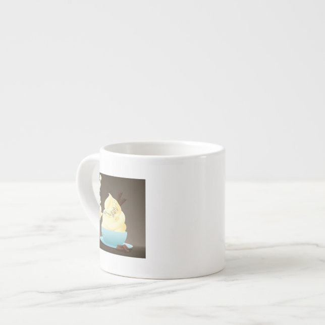 Xícara De Espresso Deleite do sorvete (Frente Esquerda)