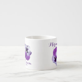 Xícara De Espresso Denominação personalizável Miriam bonito flora pan