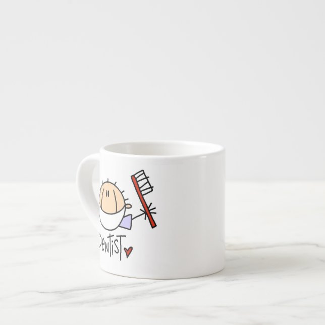 Xícara De Espresso Dentista (Frente Esquerda)