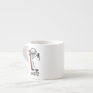 Xícara De Espresso Dentista de Figura de Pau Básica