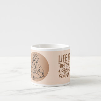 Xícara De Espresso Dentro de Hot Stuff