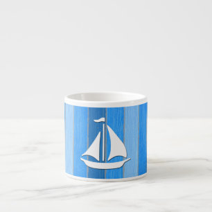Xícara De Espresso Design com tema náutico