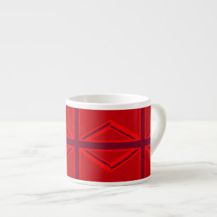 Xícara De Espresso Design de União de Destaque Vermelho