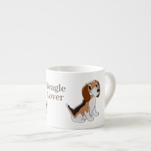 Xícara De Espresso Design do Cachorro do Beagle