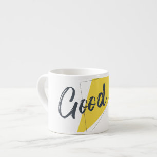 Xícara De Espresso Design gráfico moderno, vibrante e ousado do Bom