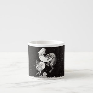 Xícara De Espresso Deusa Lunar Celestial Antiga & Ursa Maior