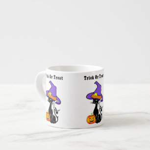 Xícara De Espresso Doçura ou travessura do Dia das Bruxas