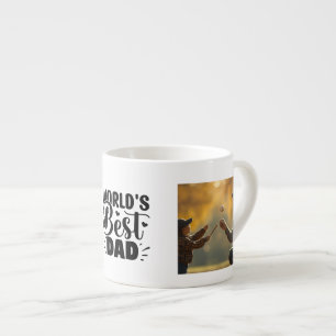 Xícara De Espresso Dois melhores PAIS do mundo fotográfico