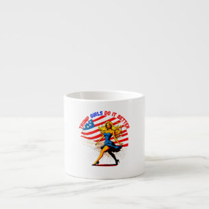 XÍCARA DE ESPRESSO DONALD TRUMP-TRUMP GAROTAS FAZEM MELHOR
