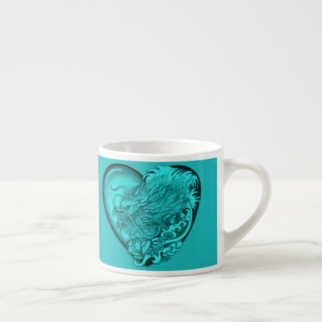 Xícara De Espresso Dragão Heart (Direita)