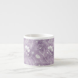 Xícara De Espresso Dreamy Floral Specialty Mug – Art with a Twist