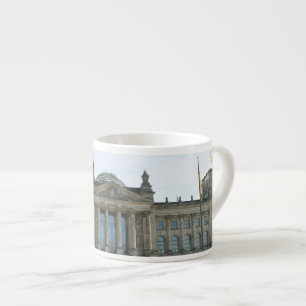 Xícara De Espresso Edifício do Reichstag em Berlim