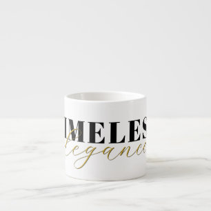xícara de espresso elegância atemporal