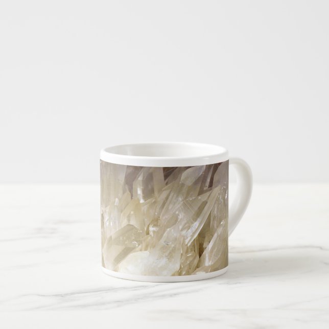 Xícara De Espresso Elegante Energy Graphic Clear Quartz (Frente Esquerda)