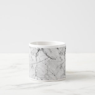 Xícara De Espresso Elegante Granite Hazel Textura De Mármore Grosso E