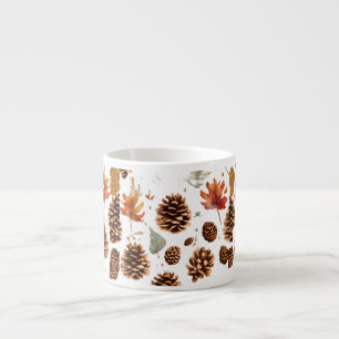 Xícara De Espresso Elegante Pine Cone Espresso Mug - Natureza Celebra