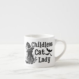 Xícara De Espresso Engraçada Gama de Gato Sem Fios Cut