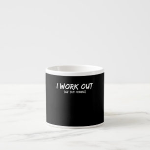Xícara De Espresso Engraçado Eu Fazer Camiseta Para Ratos De Ginást